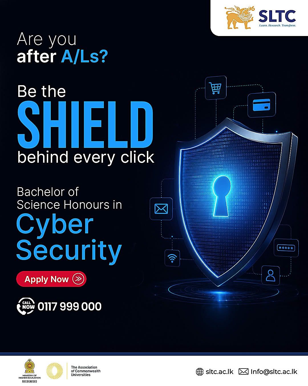 After A/Ls SLTC’s Cyber Security program Banner